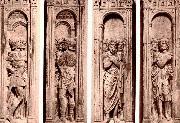 unknow artist, Four reliefs with the trials of Saint Paul